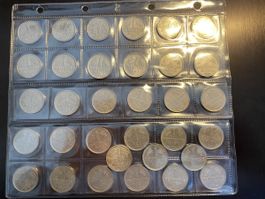 Allemagne, Lot 33 X 1 Deutsche Mark 1950 a 1994 Cupronickel