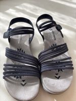 Sandalen Skechers Memory Foam dunkelblau guter Zustand