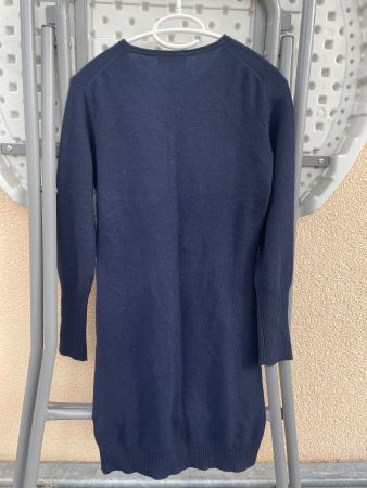 Strickkleid Just Cashmere dunkelblau Gr 36
