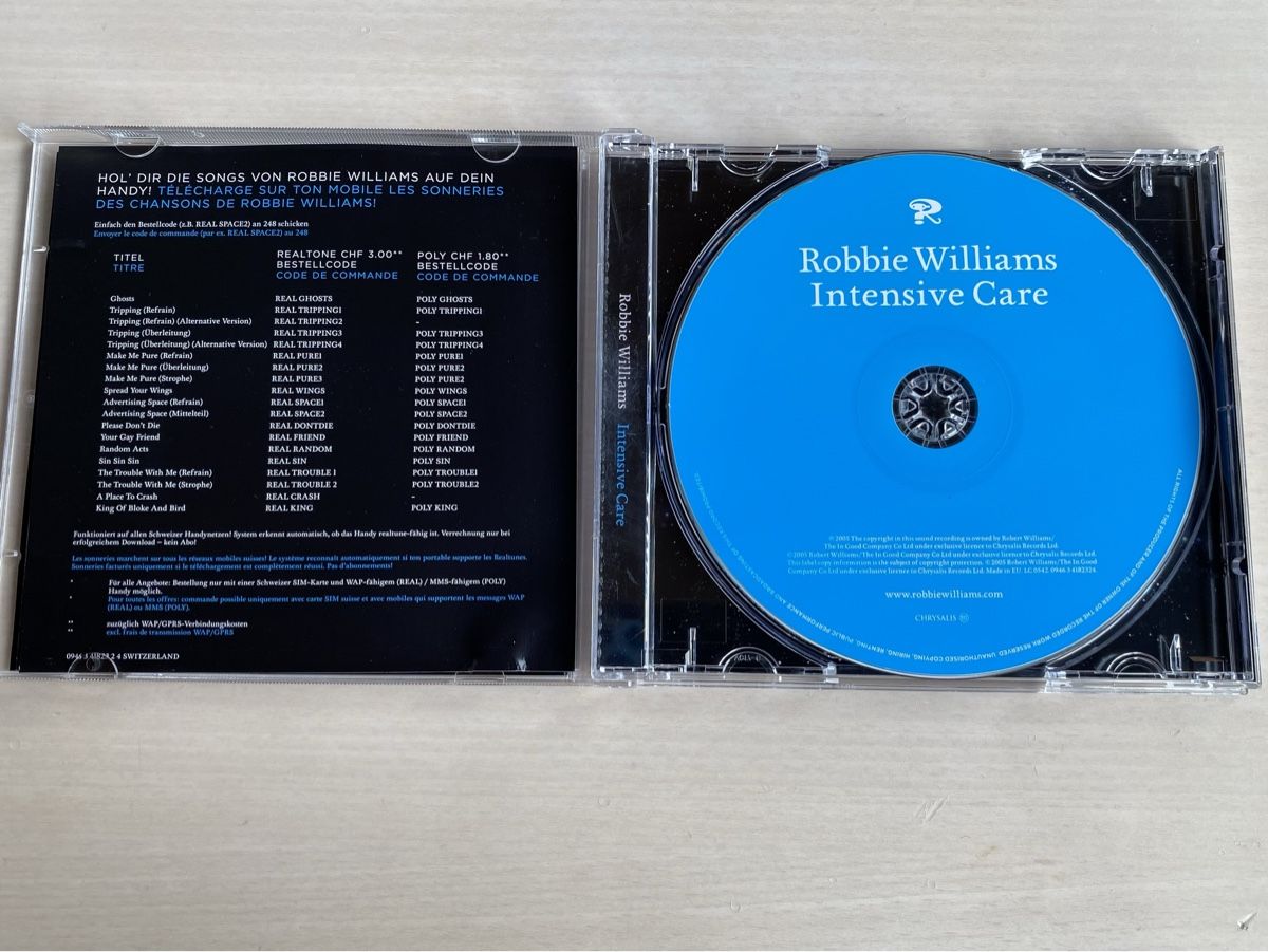 CDs: Robbie Williams - Intensive Care – Gebraucht aus Oberried Brienz von Chyara 2
