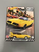 Hot Wheels Boulevard '70 Plymouth Superbird, Gelb, Neu!
