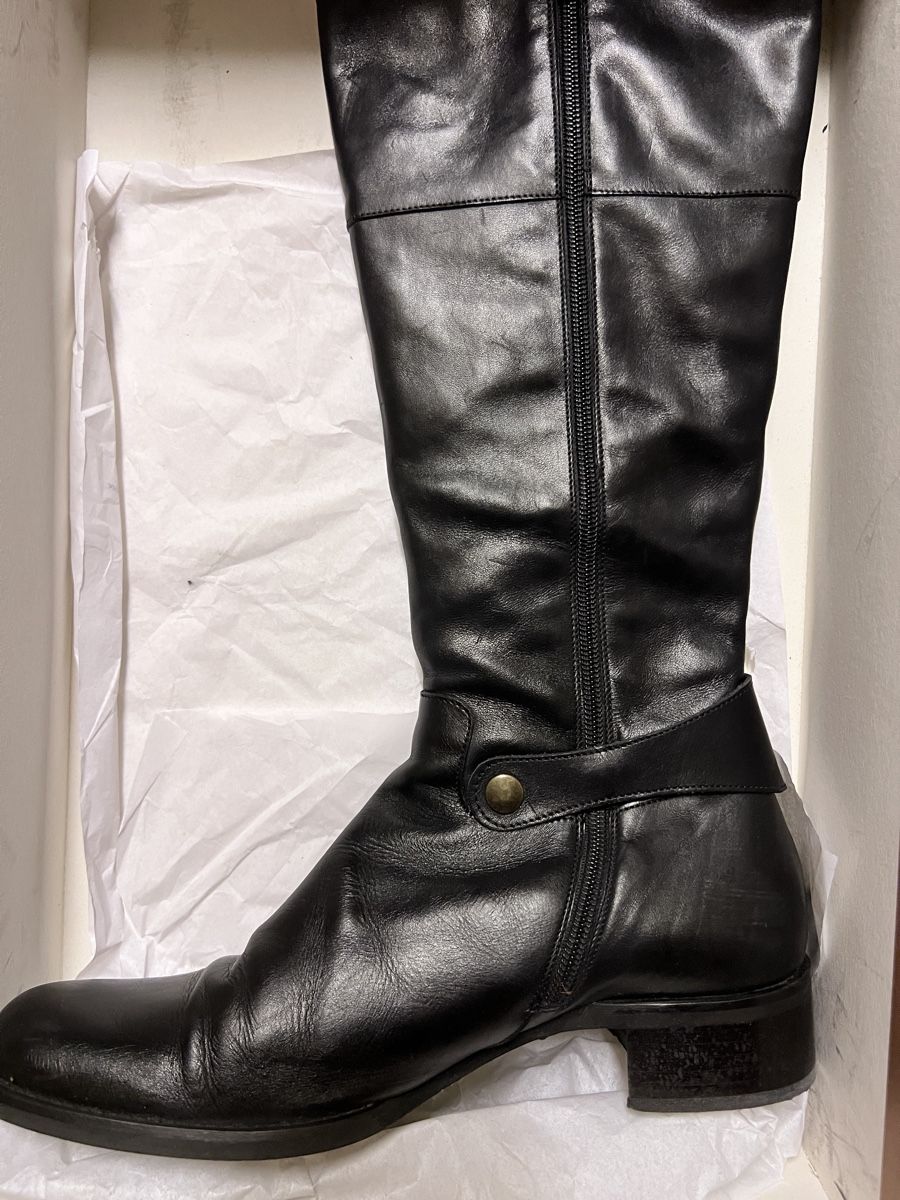 Navyboot Scarpe da donna: NAVYBOOT Lederstiefel, Gr.41, Schwarz – Usato da Teufen AR venduto da Maleaa 1