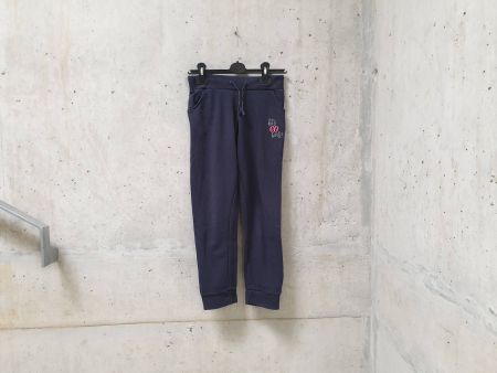 Jogging Verbaudet, bleu marine, Let’s go girls, fille, 134