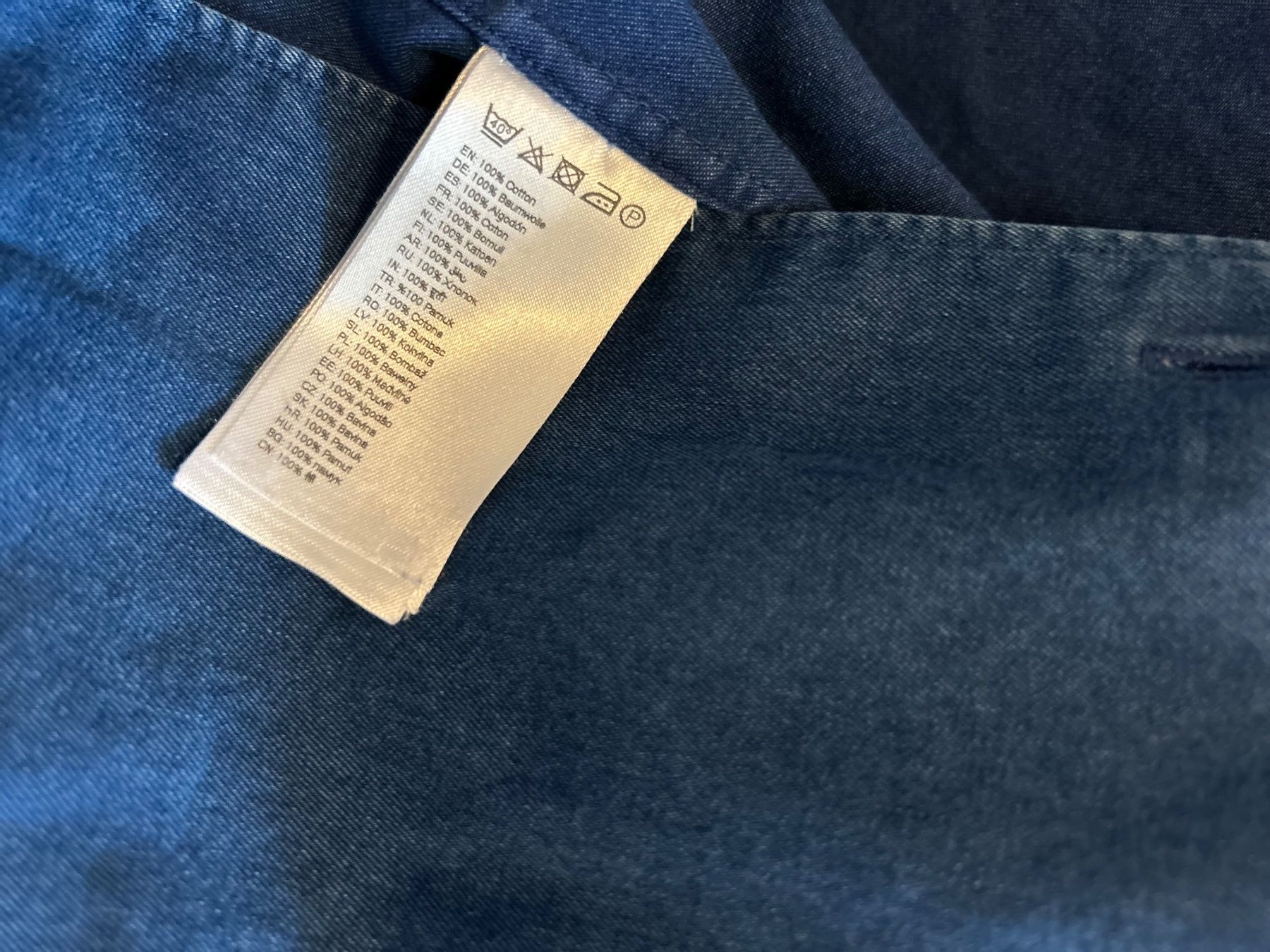 Camicie: Hemd Eton dunkelblau Denim Grösse 39 – Usato da Niederglatt ZH venduto da Julia_4 5