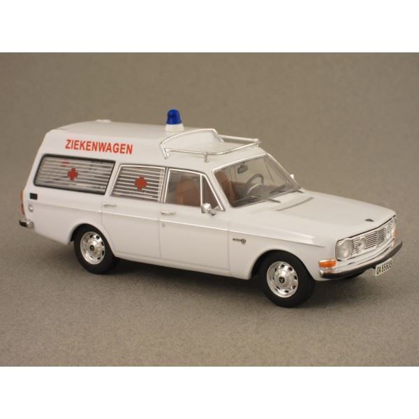 OPO 10 Krankenwagen 1/43 Modellauto – Kompatibel Mit Volvo 145 Express 1969, Metall, Sammlerstück
