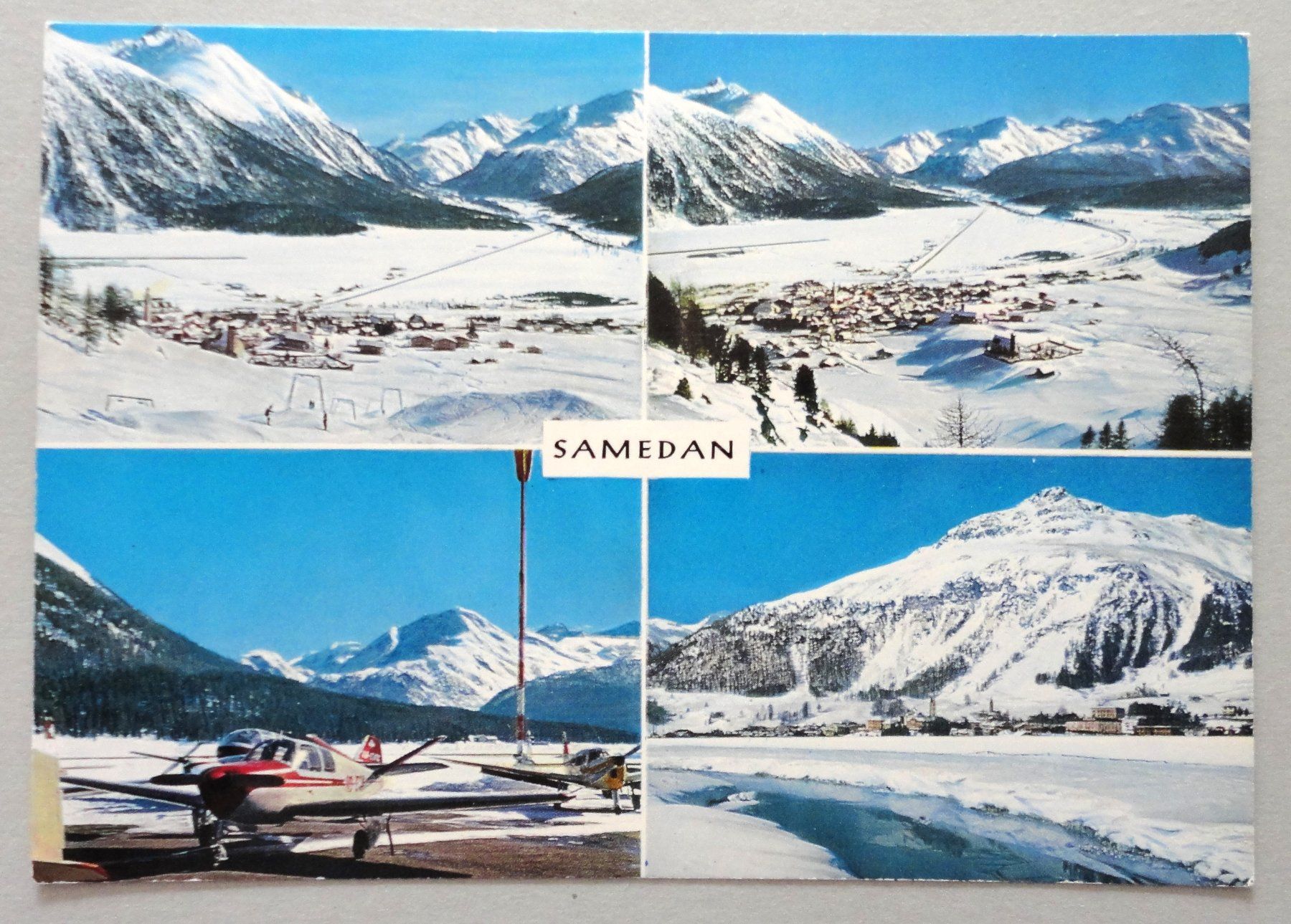 Cartoline postali: Samedan 1730 m ü.M. – Usato da Fétigny venduto da Billy2miny