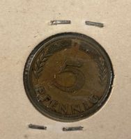 5 Pfennig 1949, seltene Münze, Sammlerstück
