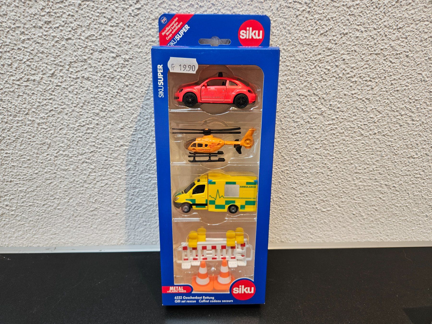 Siku Giocattoli: Neu - Siku - 6332 - Geschenkset Rettung – Nuovo e nell'imballaggio originale da Dagmersellen venduto da Jarsetz_Restposten