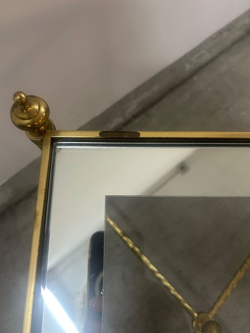 Tische: Salontisch Mid-Century-Design Messing Glasplatte – Gebraucht aus Zürich von Levelart 4