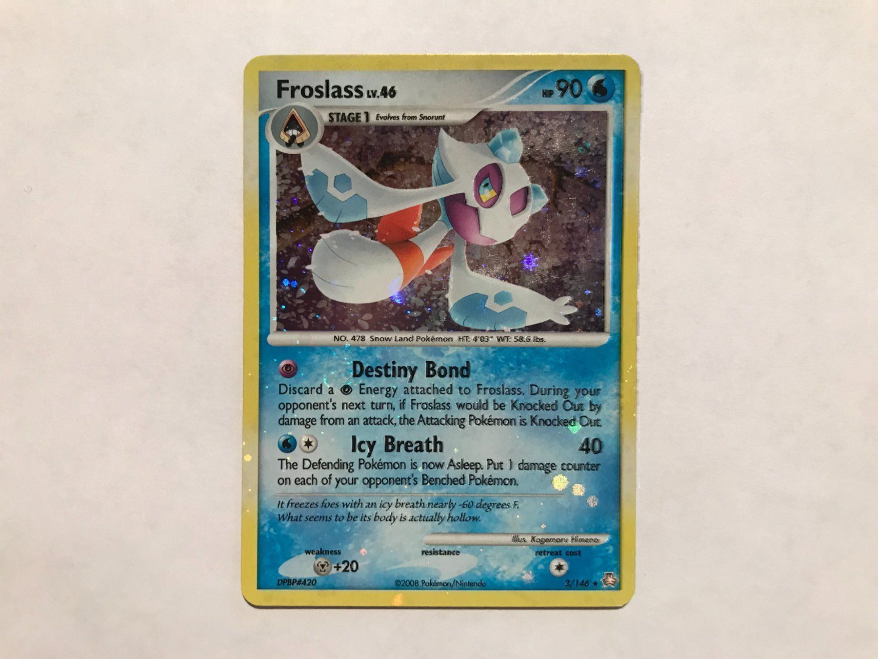 Pokémon Sammelbilder & Trading cards: Froslass holo bleed – Gebraucht aus Hagendorn von Pokecollectorch 4