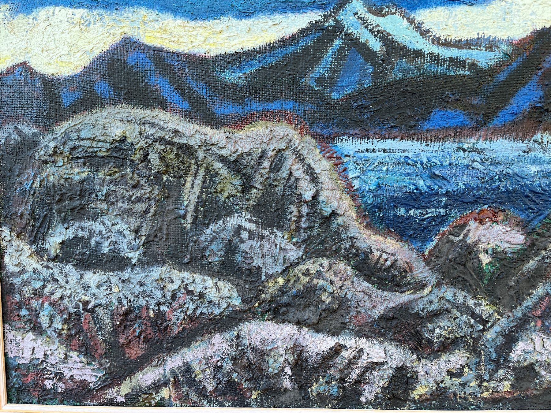 Dipinti: Gemälde / Urlandschaft von ADOLF MATHYS      (ID L178) – Usato da Gelterfingen venduto da art-and-more 2