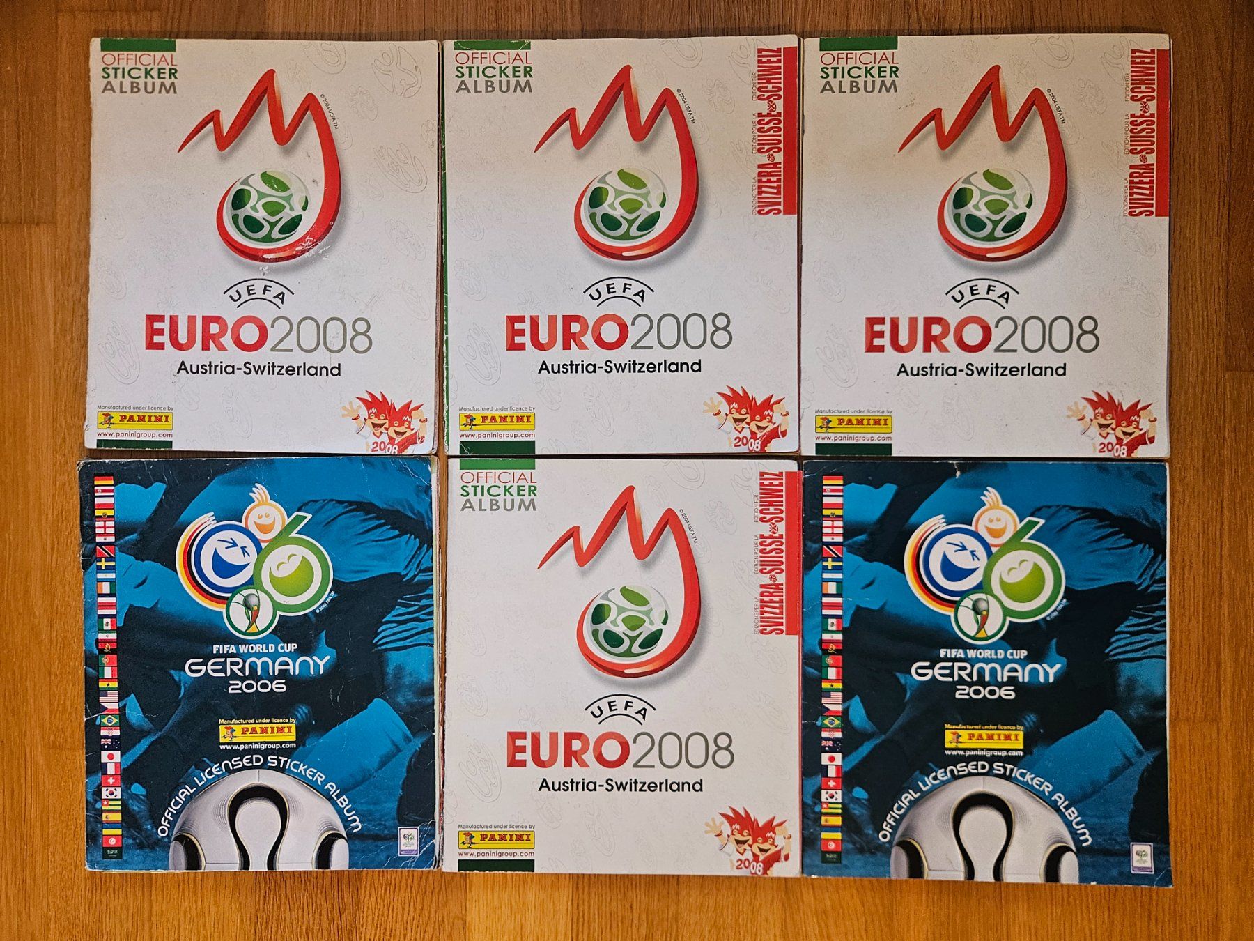 Alben: Set Panini Alben 2006 & 2008 komplett vollständig – Gebraucht aus Thalwil von JogaB0nito
