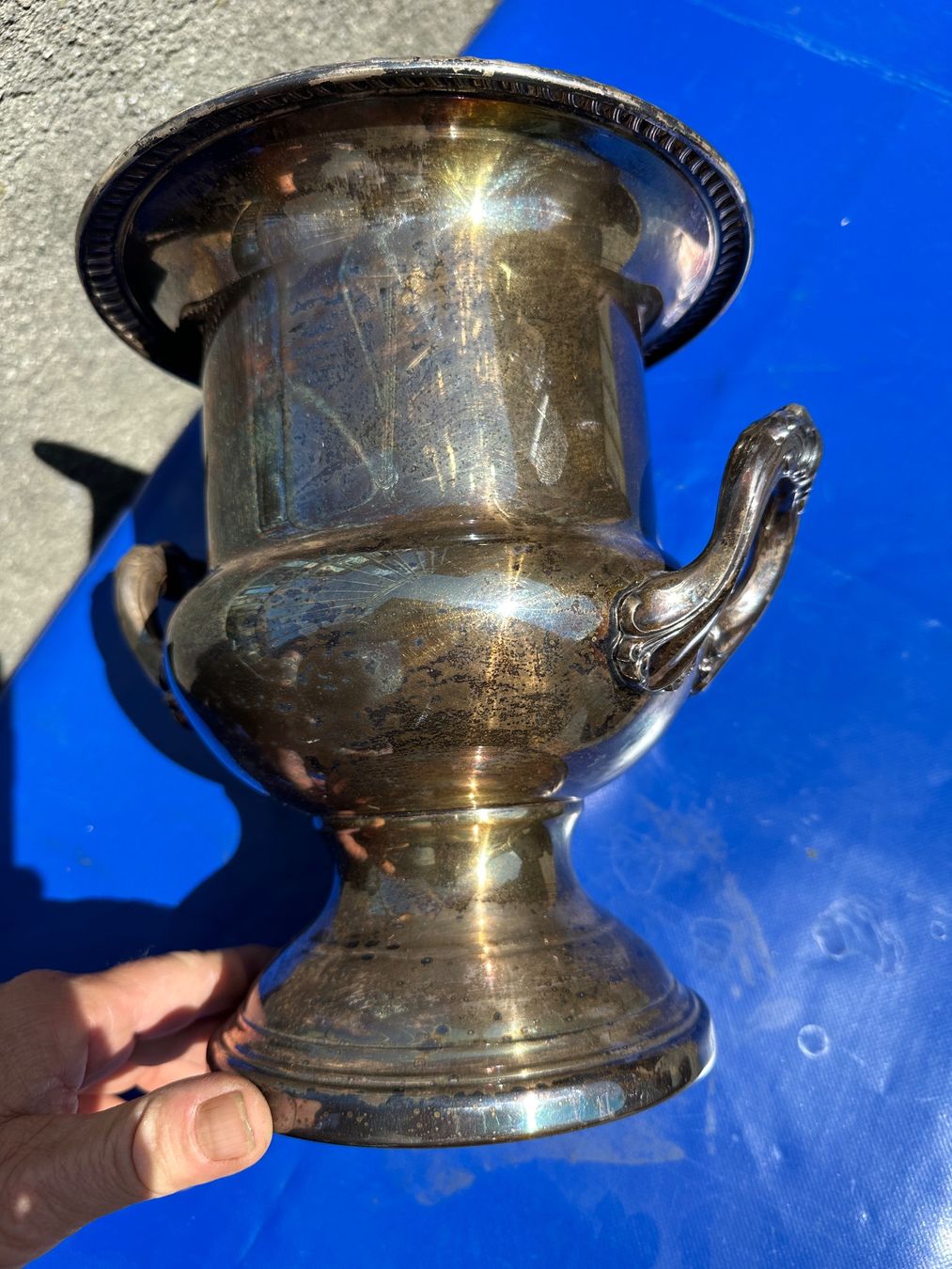 Sonstiges: Vintage Champagerkübel versilbert – Gebraucht aus Zürich von atlantis77 6