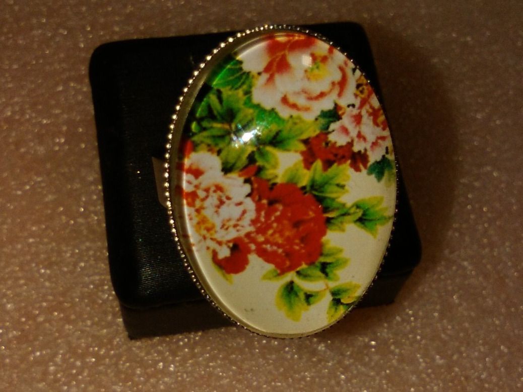 Anelli: ring edelsthal ,,nickelfri,,mit blumen – Nuovo (secondo la descrizione) da Basel venduto da bijoutrie_4