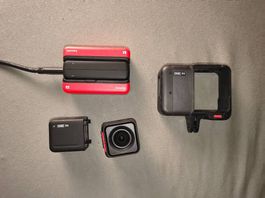 Insta360 ONE RS 4K avec 2 batteries et chargeur double
