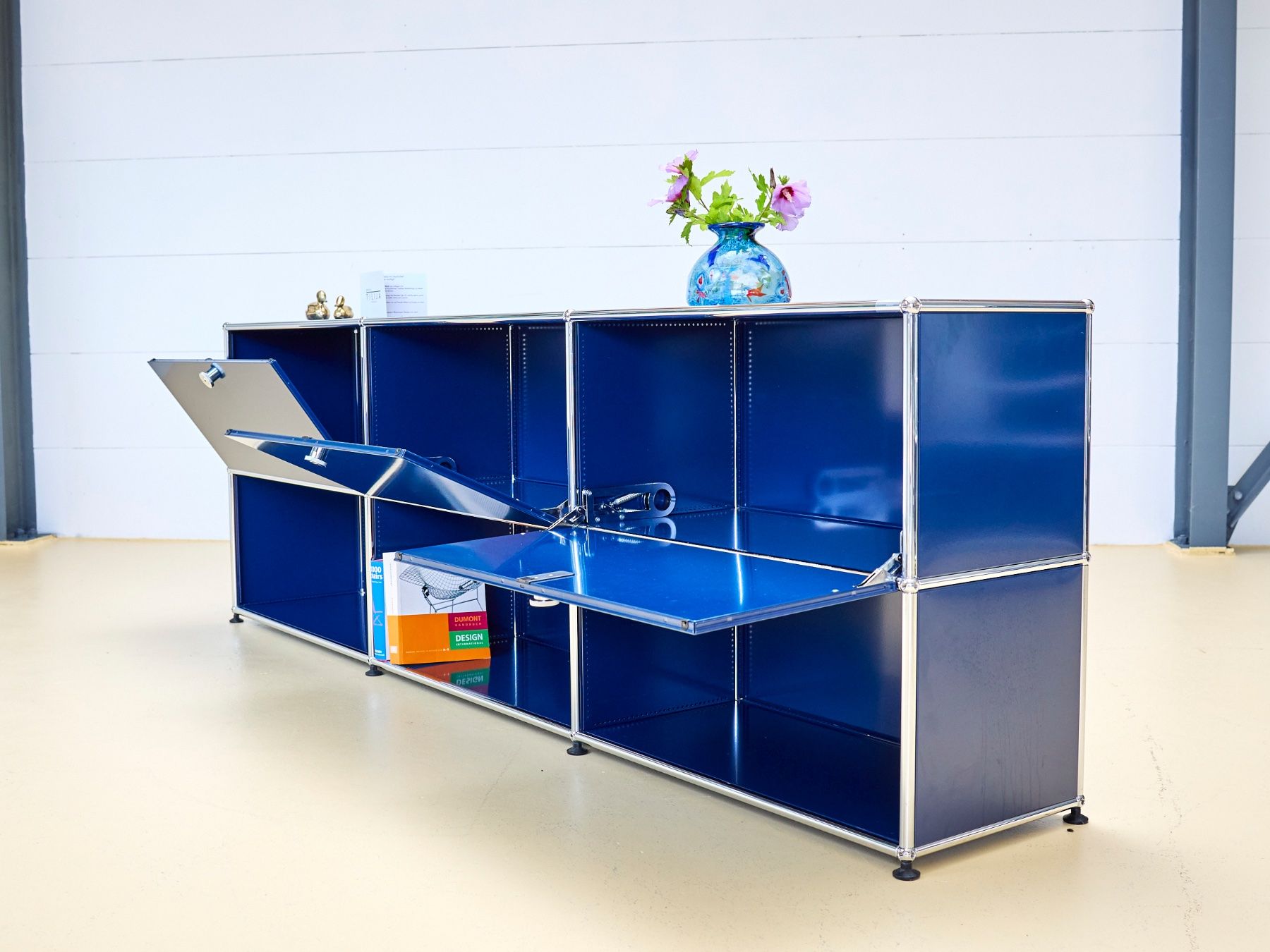 USM Scaffali: USM Sideboard Stahlblau, Umbau möglich! – Usato da Meinisberg venduto da atelier_TILIJA 6