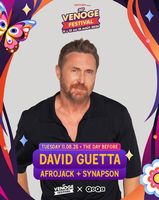 1x billet - David Guetta, Venoge festival 11.08.26