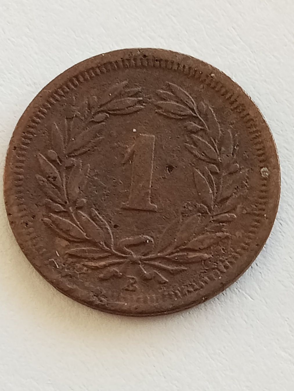 Tutti le monete: 1897   1 Rp.   Schweiz,  ss – Usato da thoerigen venduto da grimselcat 1