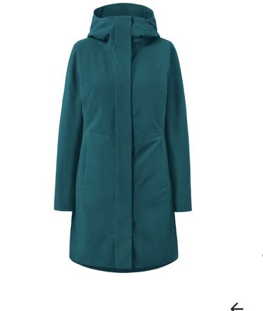 3-in-1-Outdoormantel mit Weste, petrol Grösse 50 Tchibo