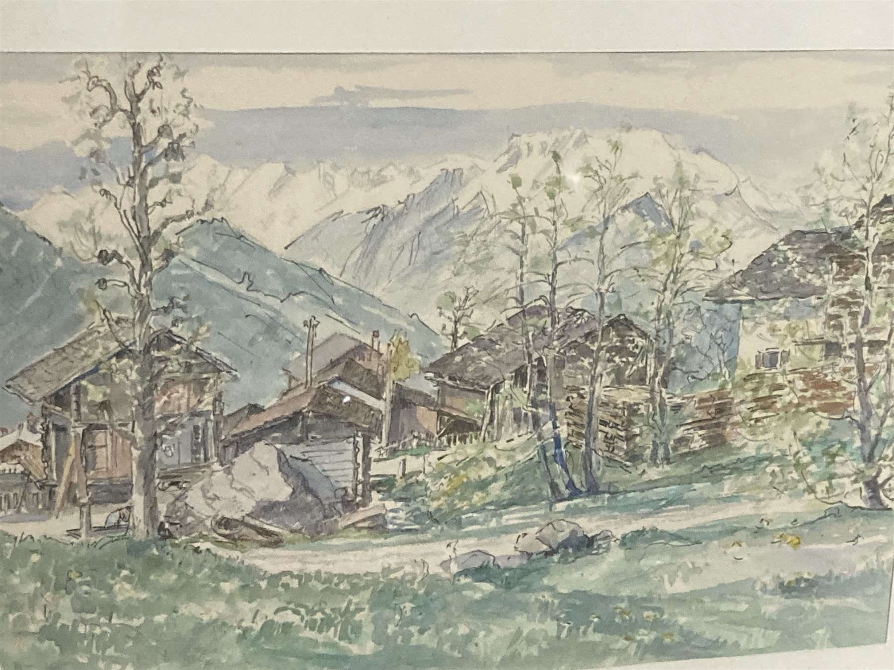 Dipinti: SCHELLHAMMER Carl Bergdorf im Frühling – Usato da Bern venduto da Jwpm66 1
