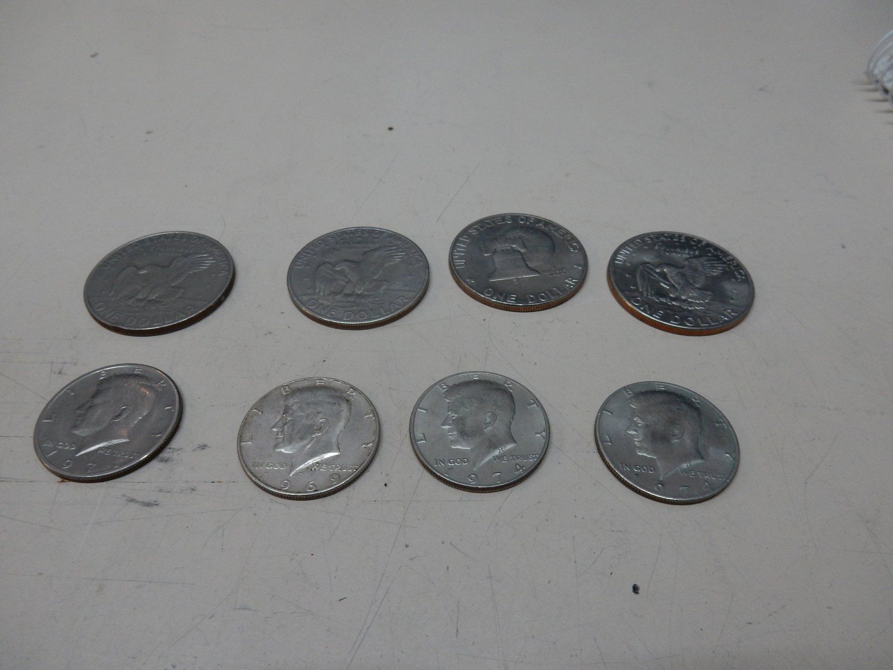 Toutes les monnaies: Dollar Münzen 1Dollar  1/2 Dollar – D'occasion à Watt par Mariposa49 3