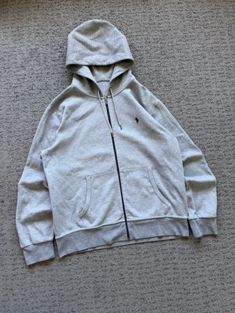 Veste à capuche Polo Ralph Lauren gris taille M état bon