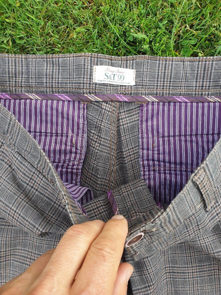 Pantaloni: Herren Hose Karo Gr.54 – Usato da St. Gallen venduto da Rene123 1