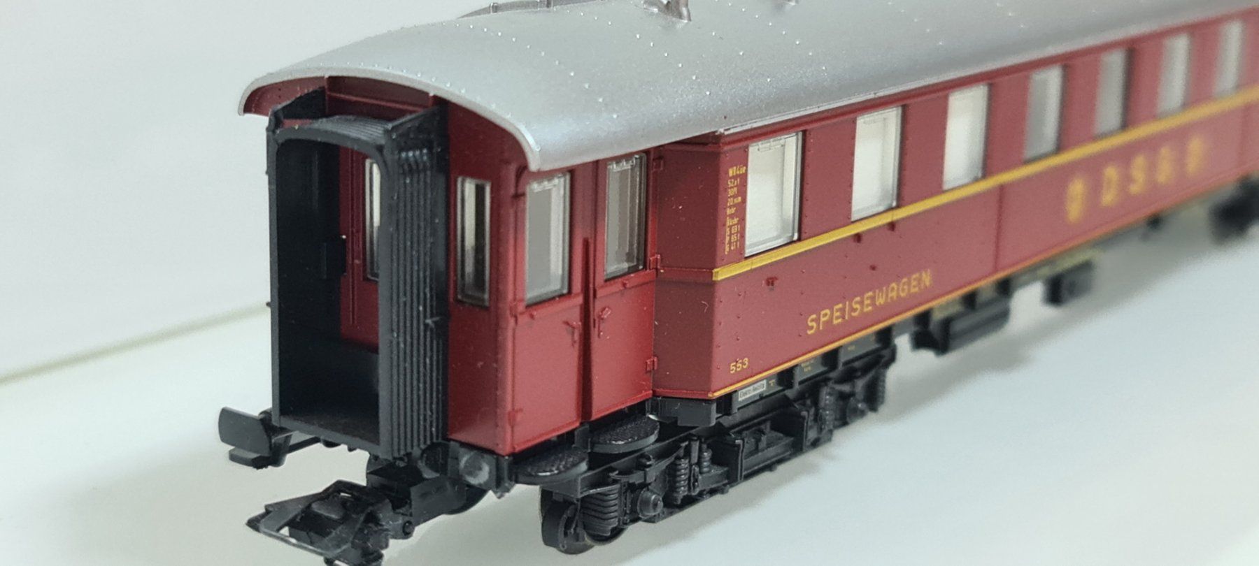 Märklin Modellini di ferrovie: Märklin DSG Speisewagen H0/AC – Usato da Neuenhof venduto da ludovicco 4