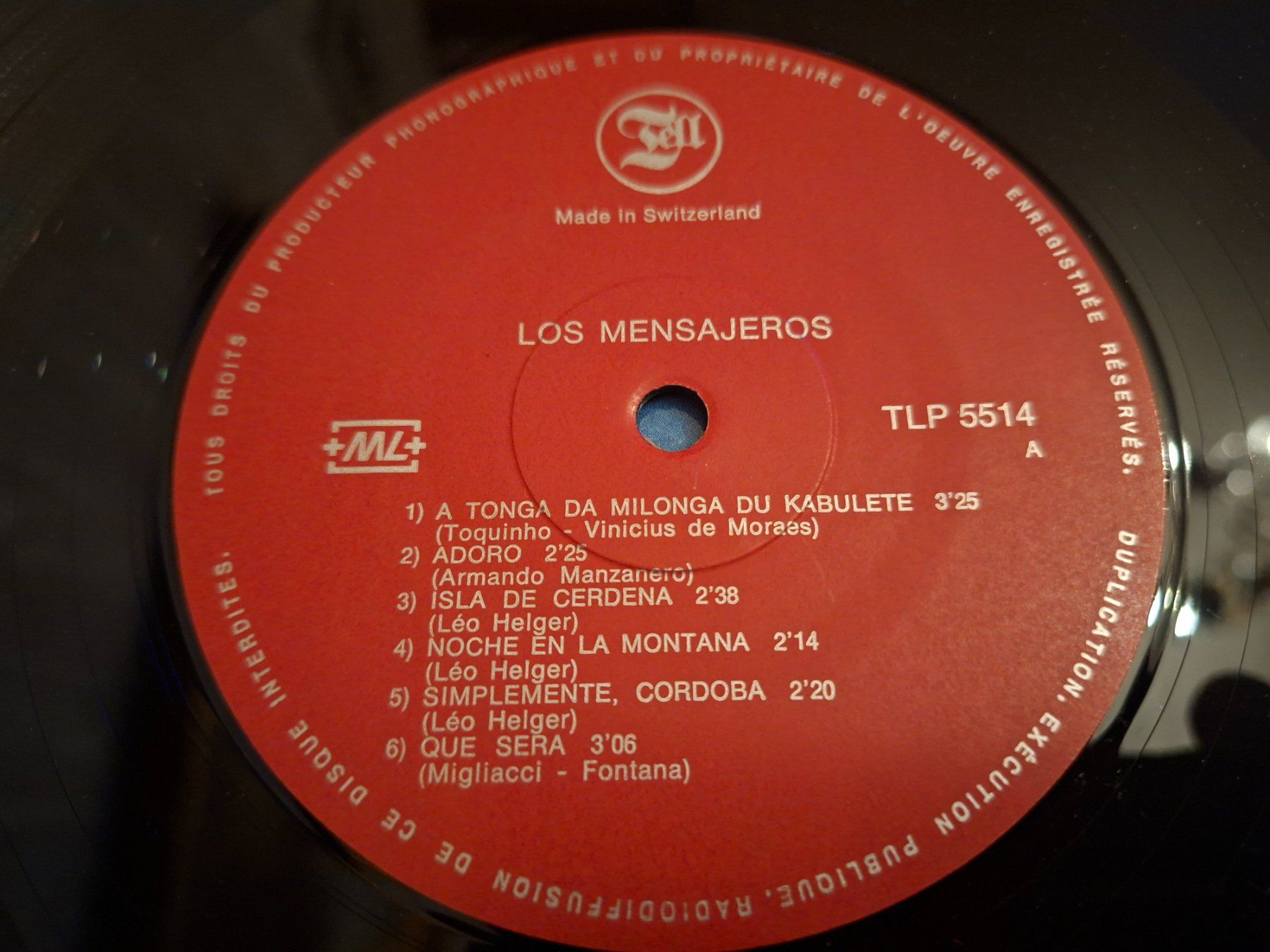 Dischi in vinile: Swiss LP - Los Mensajeros – Usato da Bernex venduto da Wannabehasbeen01 3