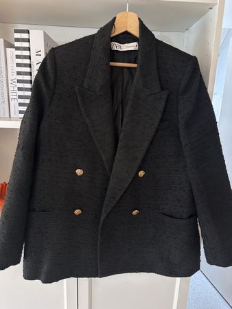 Zara Blazer boucle schwarz oversized Massimo COS 