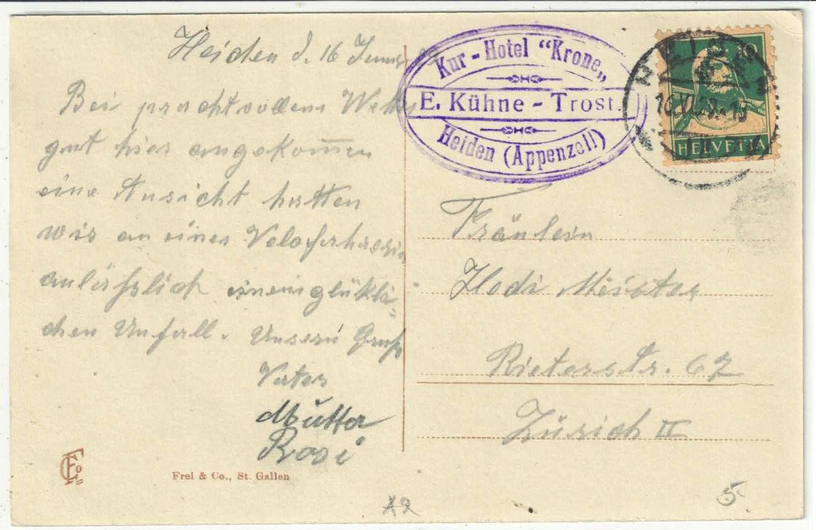 Cartes postales: Grub - Generalansicht – D'occasion à Ettingen par Kartenplanet 1