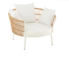 Gemütlicher Rattansessel für den Garten oder Balkon / TOP