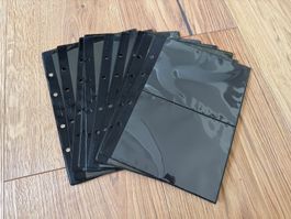 Schutzhüllen für Briefe Philswiss schwarz 10 Stk