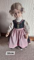 Sammlerpuppe in Tracht 50 cm gross 