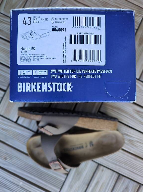 Birkenstock Scarpe da uomo: Birkenstock Slipper Madrid Gr. 43 – Usato da Münchenbuchsee venduto da noluri 1