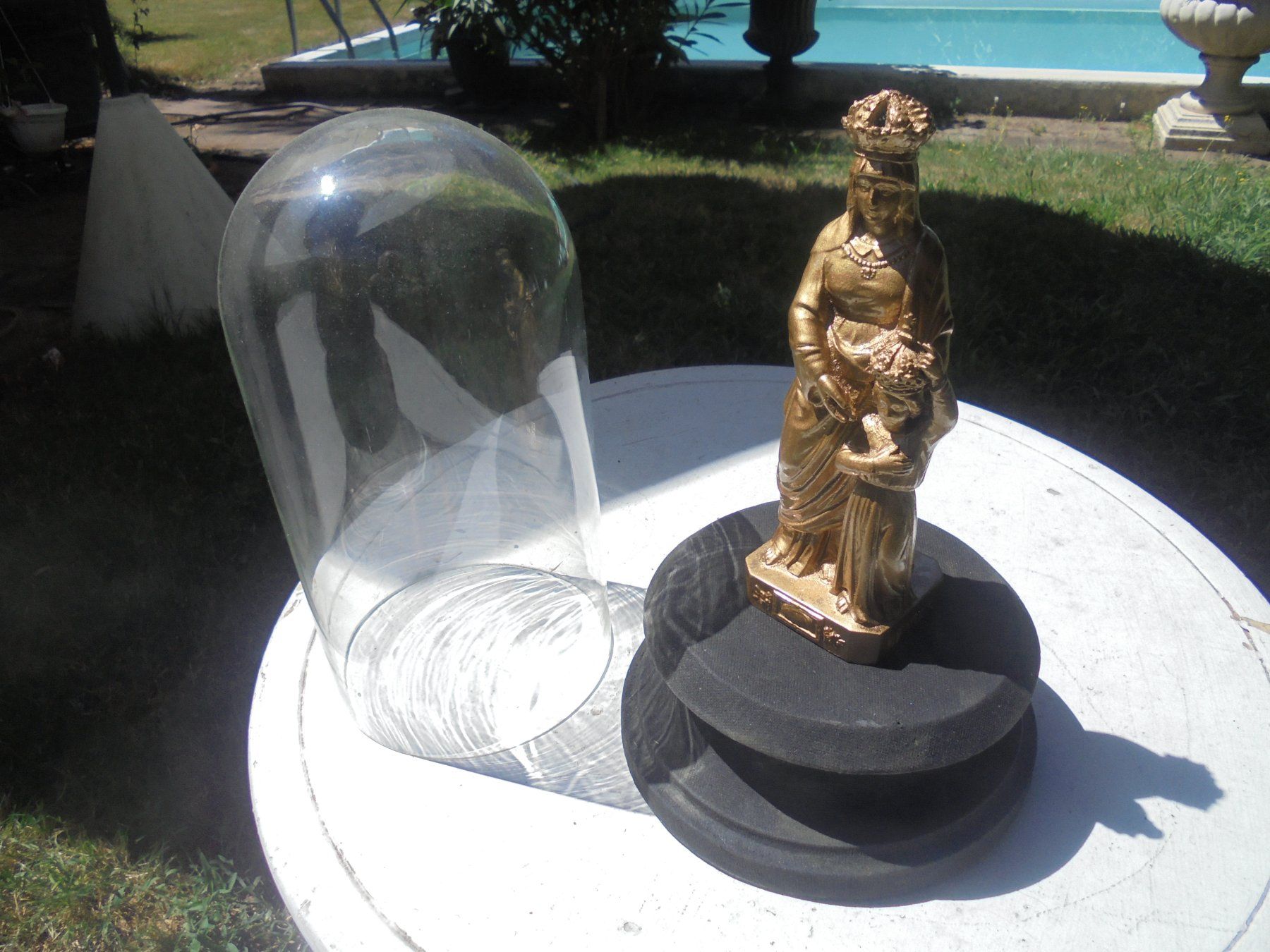 Sculture & Statue: Antike Skulptur unter Glasdom ca. 1920 – Usato da Camorino venduto da Hunpete 3