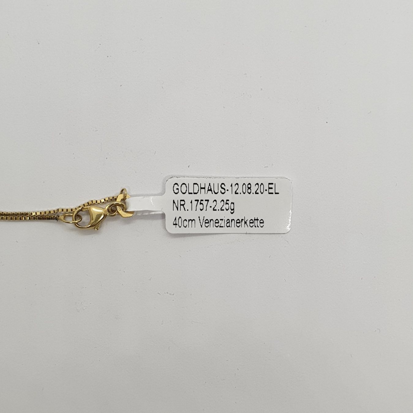 Catenine: Echt 18K Gold - Venezianer Kette – Usato da Luzern venduto da Goldhaus-Luzern 3