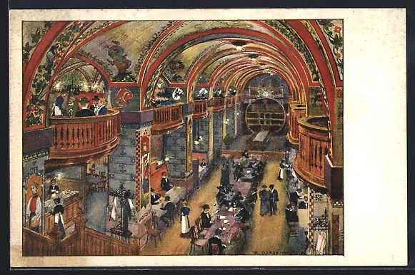 Cartoline postali: Bern, Grosser Kornhauskeller, Grande Cav – Usato da Berlin venduto da bartko-reher