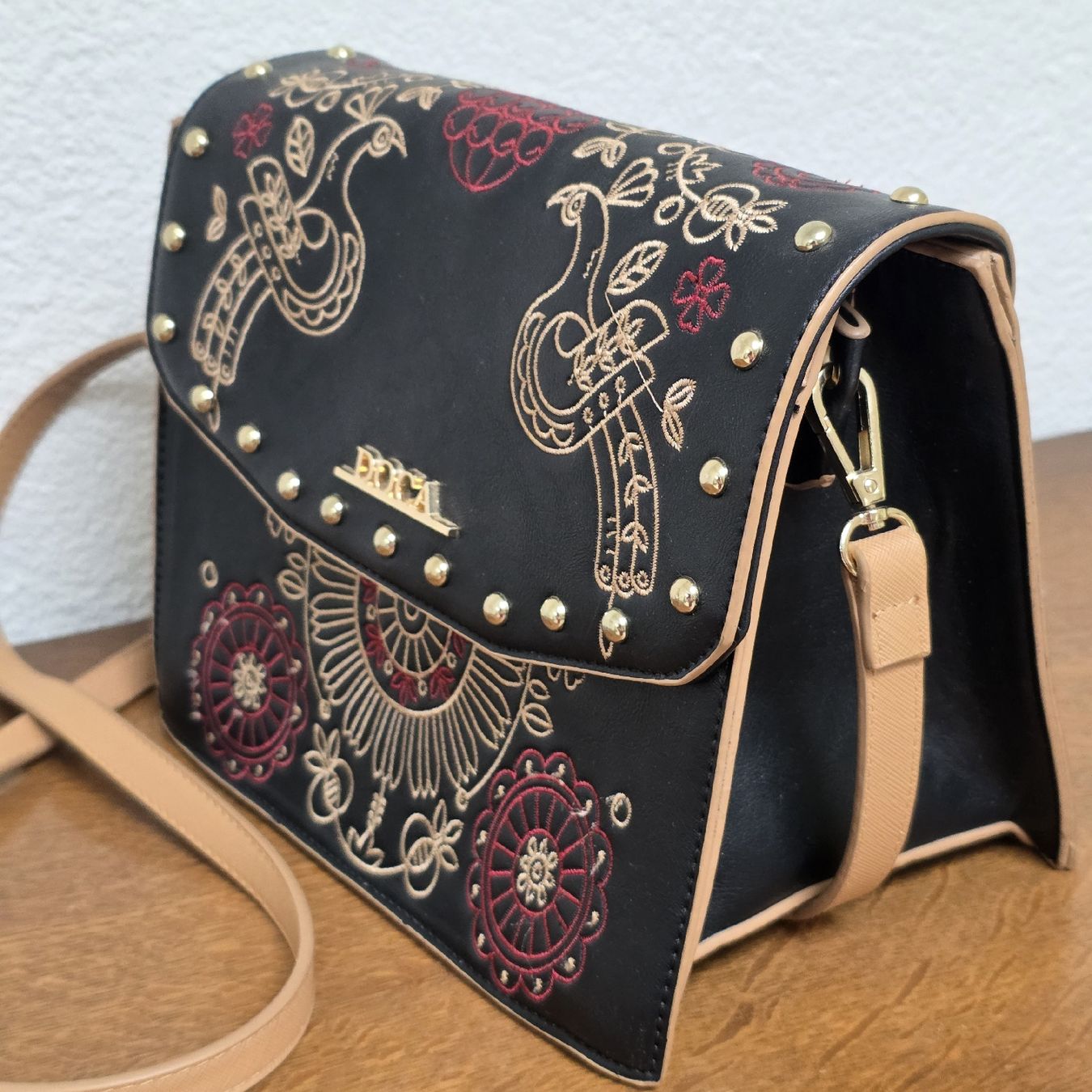 Borse da donna: Handtasche, neuwertig, mit Vogelmuster – Nuovo (secondo la descrizione) da Rheinsulz venduto da Gilea 1