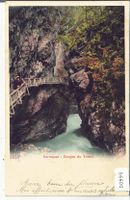 Vernayaz - Gorges du Trient - Litho