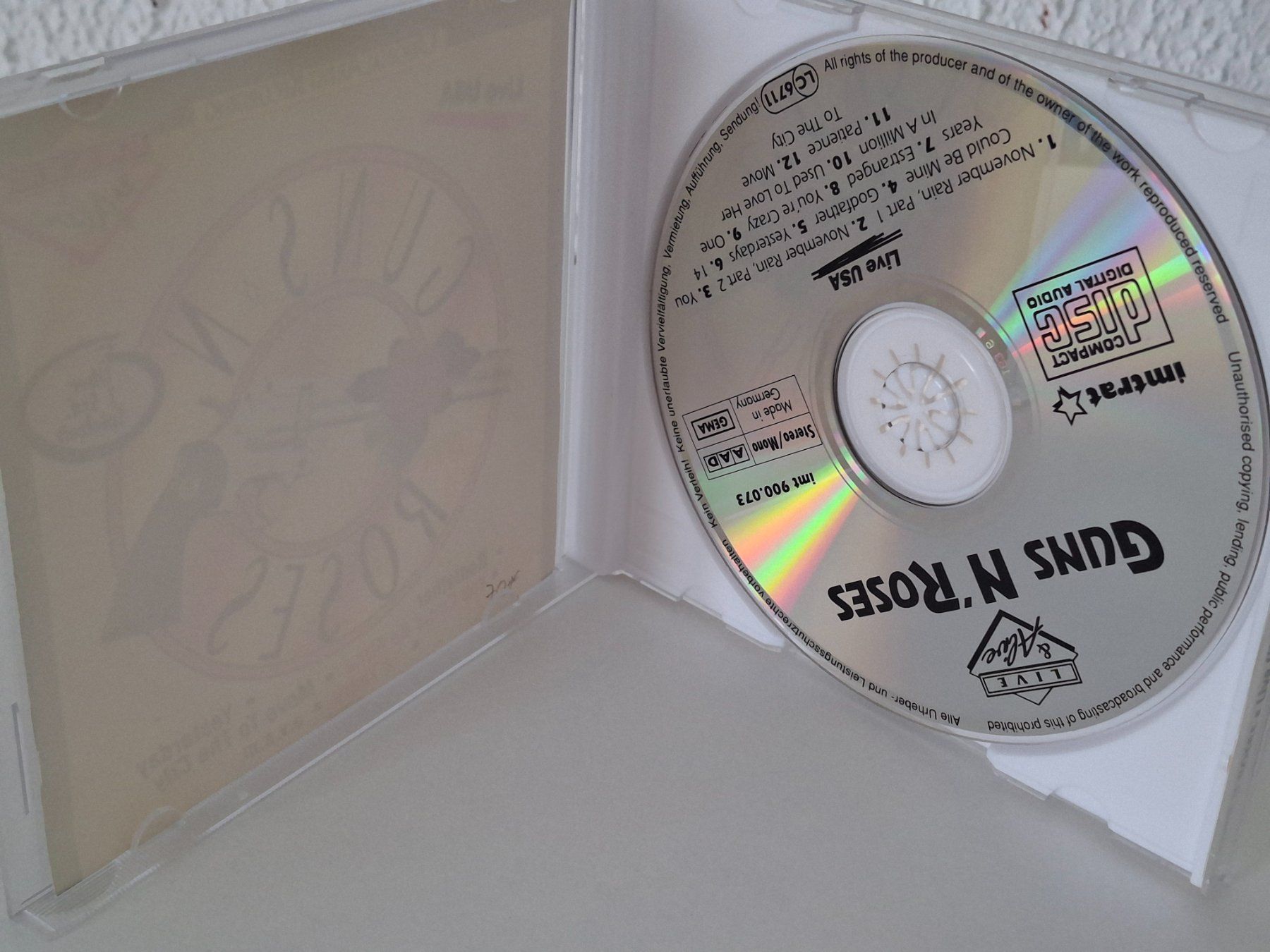CD: CD Guns N' Roses - Live USA – Usato da Aarberg venduto da Jackup1 2