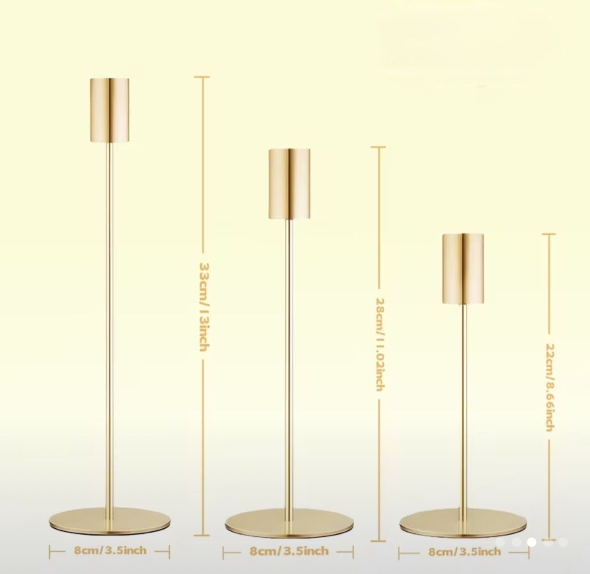 Portacandele: 6 Goldene Kerzenständer Set, neu – Nuovo (secondo la descrizione) da Galmiz venduto da ranunkel25 1