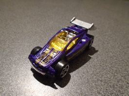 Spielzeugauto violett/gelbe Fenster