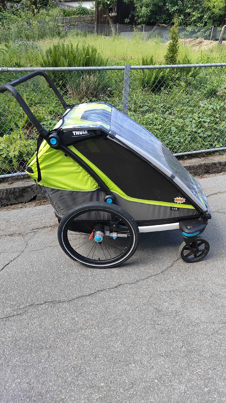 Thule Rimorchi: Thule Chariot CX 2 Kinderanhänger – Usato da Vättis venduto da niv_cv2r 1