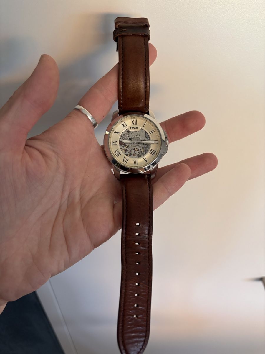 Fossil Orologi: Fossil Automatic Watch ME3099 Brown Leather - ab 1Fr – Usato da Meierskappel venduto da DayaMaya 1