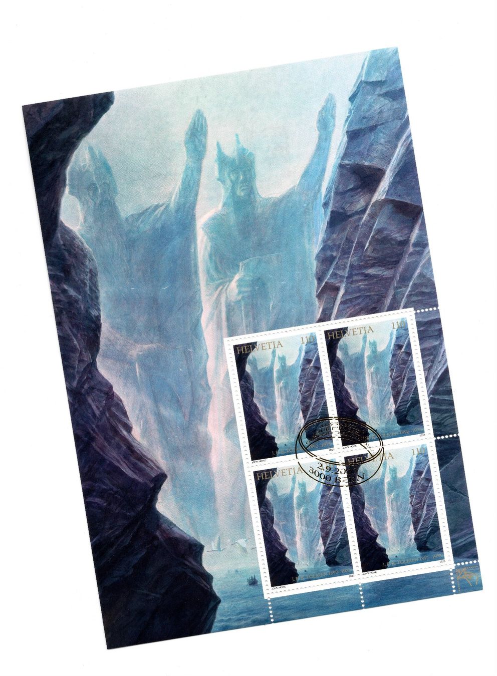 Alle Briefmarken: Briefmarke Tolkien der Herr der Ringe / Artwork John Howe – Neu und originalverpackt aus Scherz von Neogeo5000