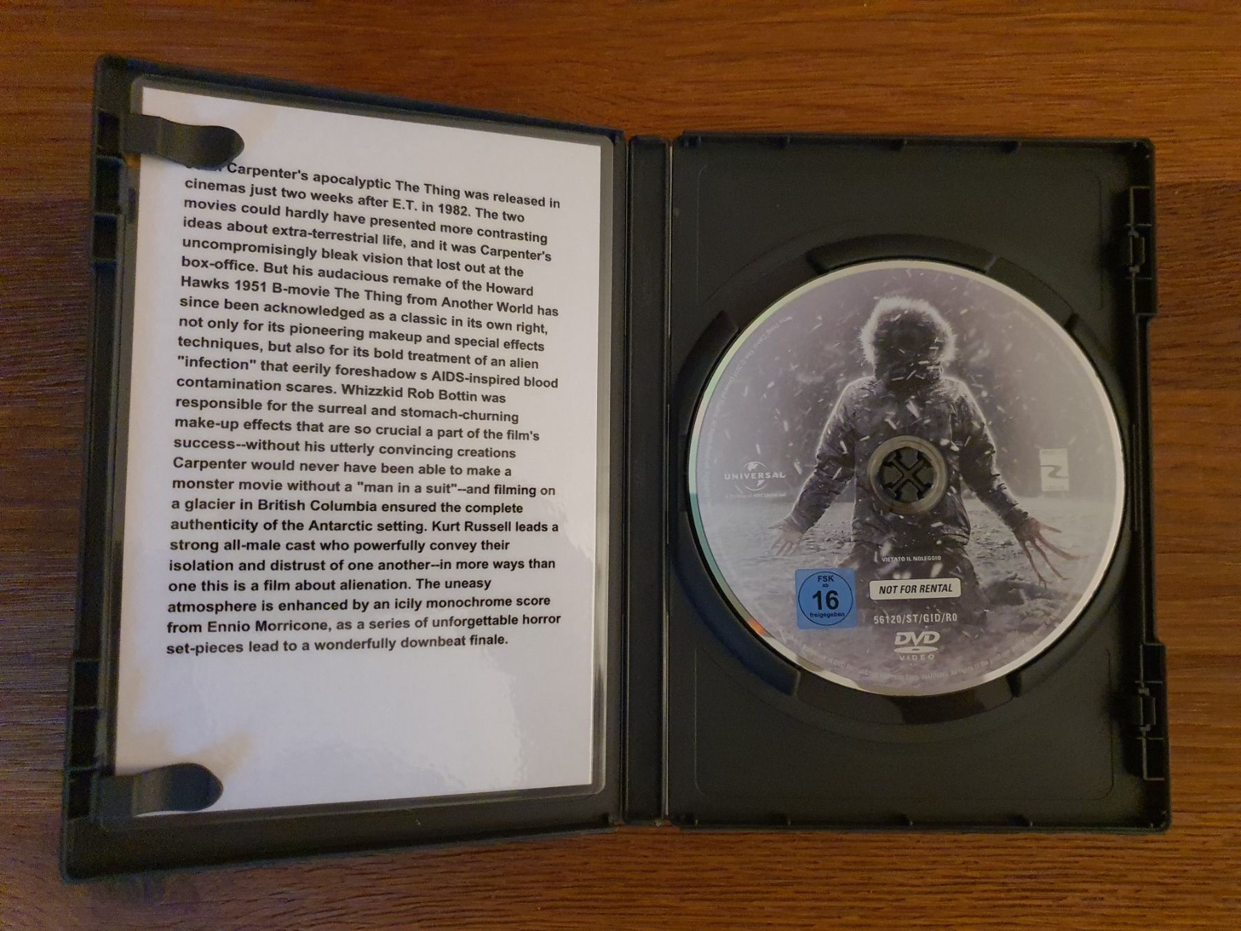 Tutti i DVDs: DVD The Thing – Usato da Zürich venduto da tim_8vjq 2