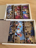 Puzzle Set Paw Patrol Holzbox 6 Motive