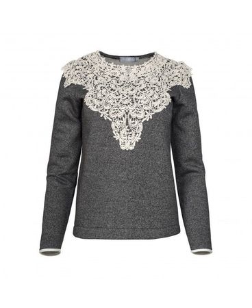Sweatshirt Folkbluse Aprilina von Manifiq – Grösse L  Neu