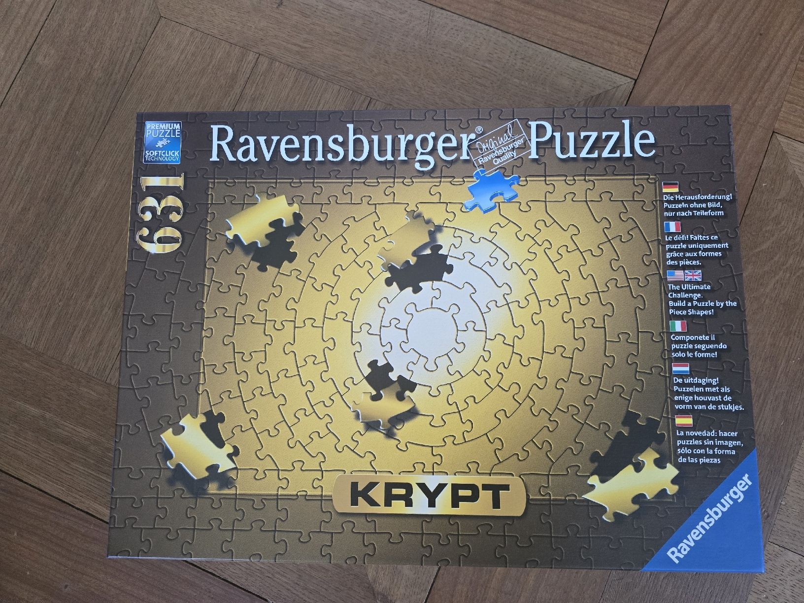 Ravensburger Puzzle: Ravensburger Krypt Gold Puzzle - Ultimate Challenge! – Nuovo (secondo la descrizione) da Erlenbach ZH venduto da Lapaz2002